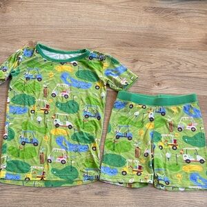 Little Sleepies Golf Pajamas Size 4T